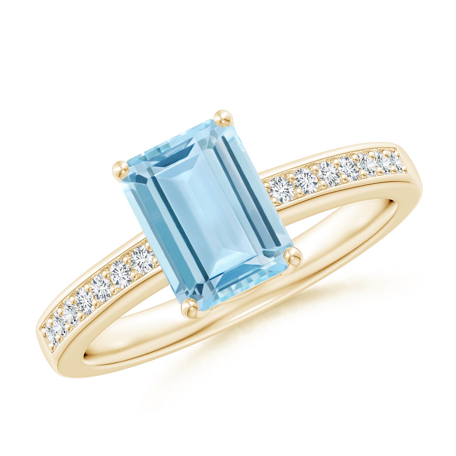 AAA - Aquamarine / 1.49 CT / 14 KT Yellow Gold