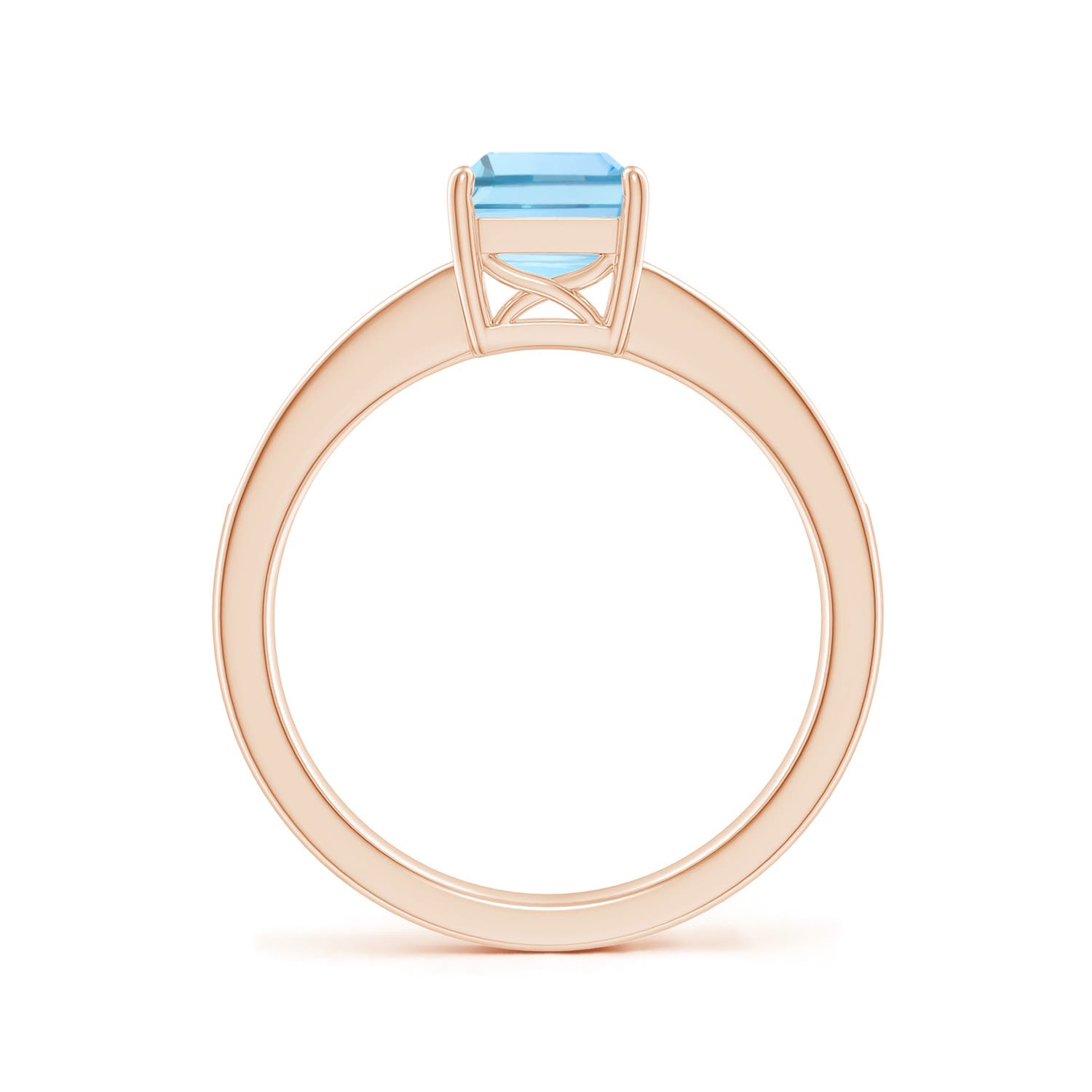 AAAA - Aquamarine / 1.49 CT / 14 KT Rose Gold