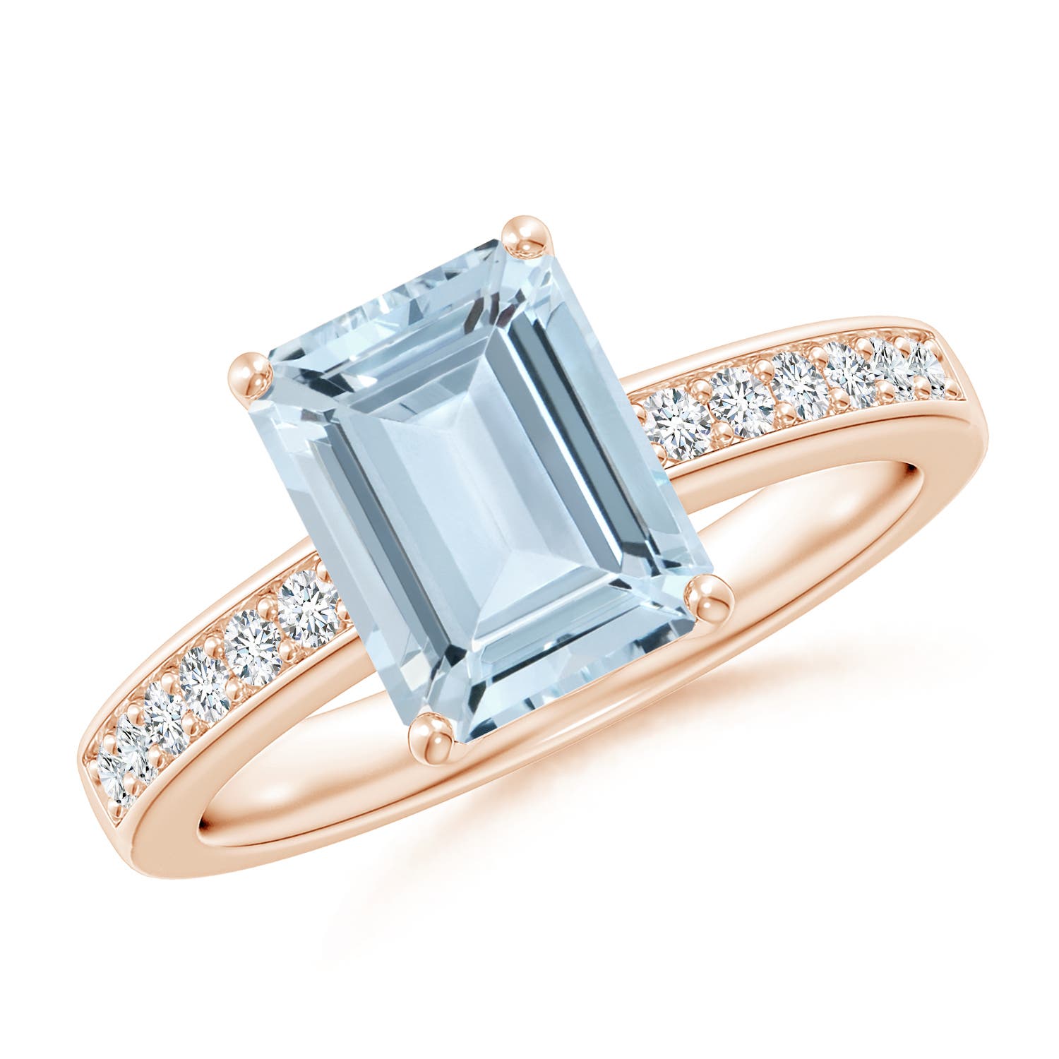 A - Aquamarine / 2.14 CT / 14 KT Rose Gold