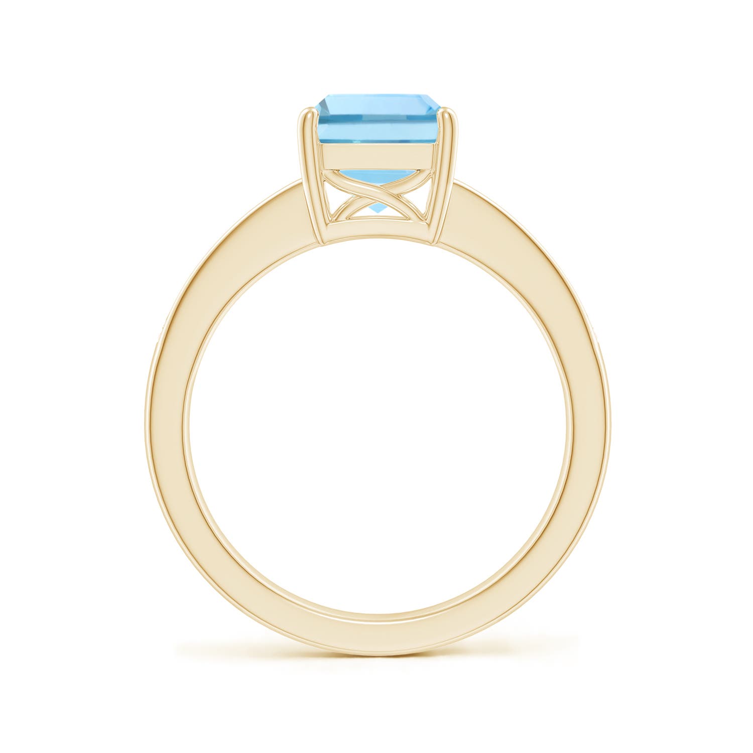 AAAA - Aquamarine / 2.14 CT / 14 KT Yellow Gold