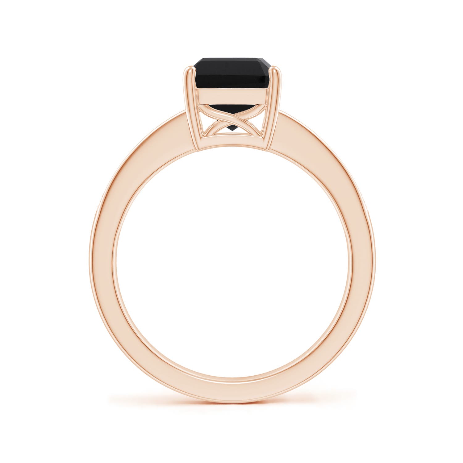 AAA - Black Onyx / 1.94 CT / 14 KT Rose Gold