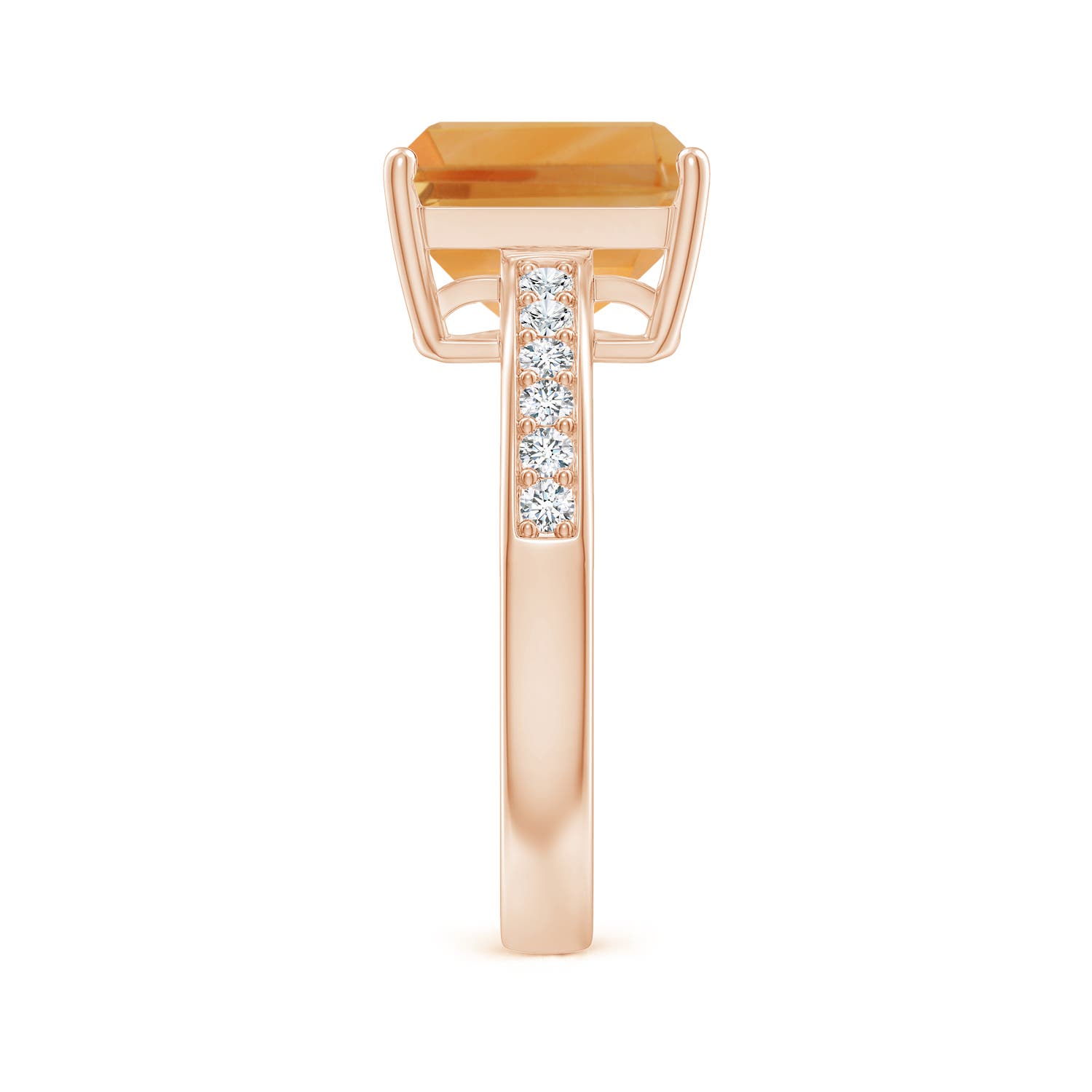 A - Citrine / 3.27 CT / 14 KT Rose Gold