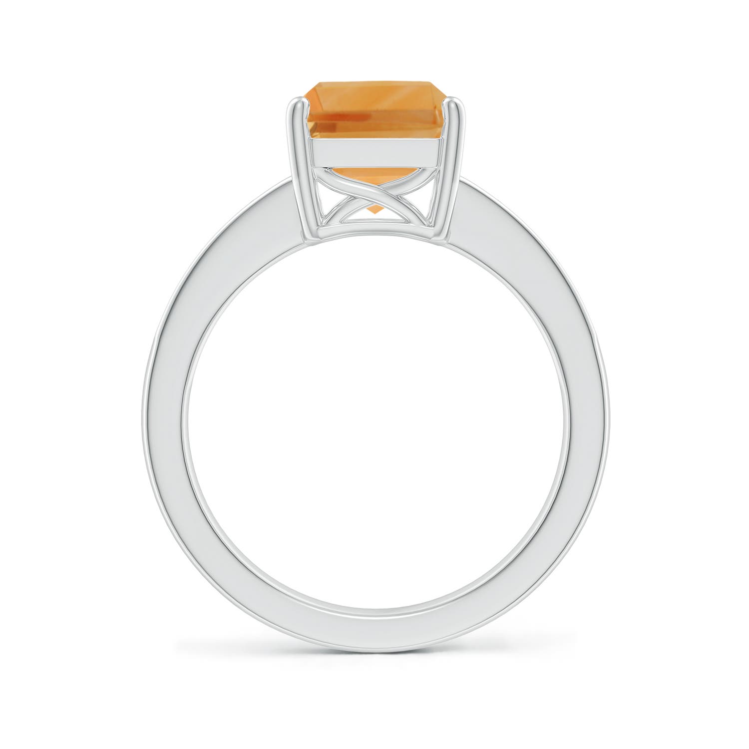 A - Citrine / 3.27 CT / 14 KT White Gold