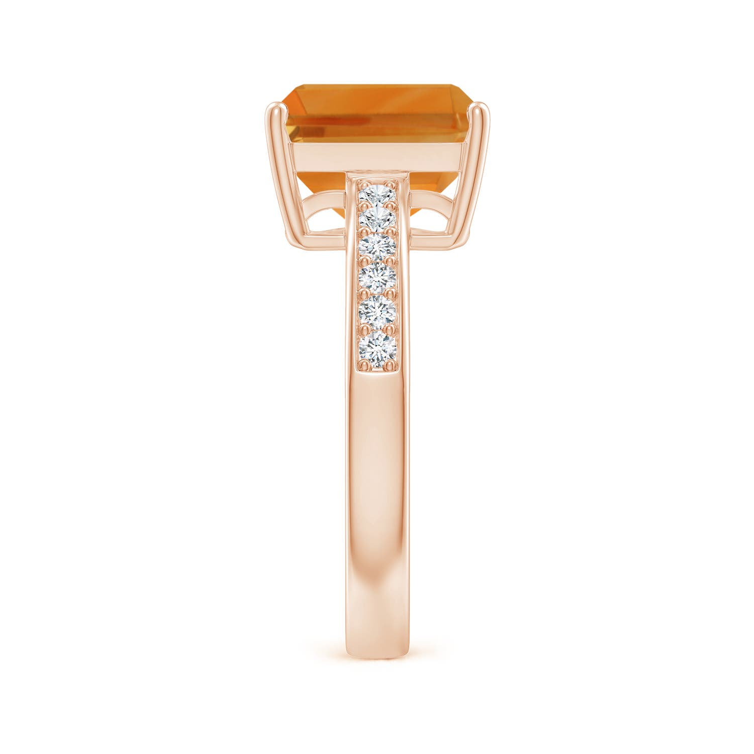 AA - Citrine / 3.27 CT / 14 KT Rose Gold