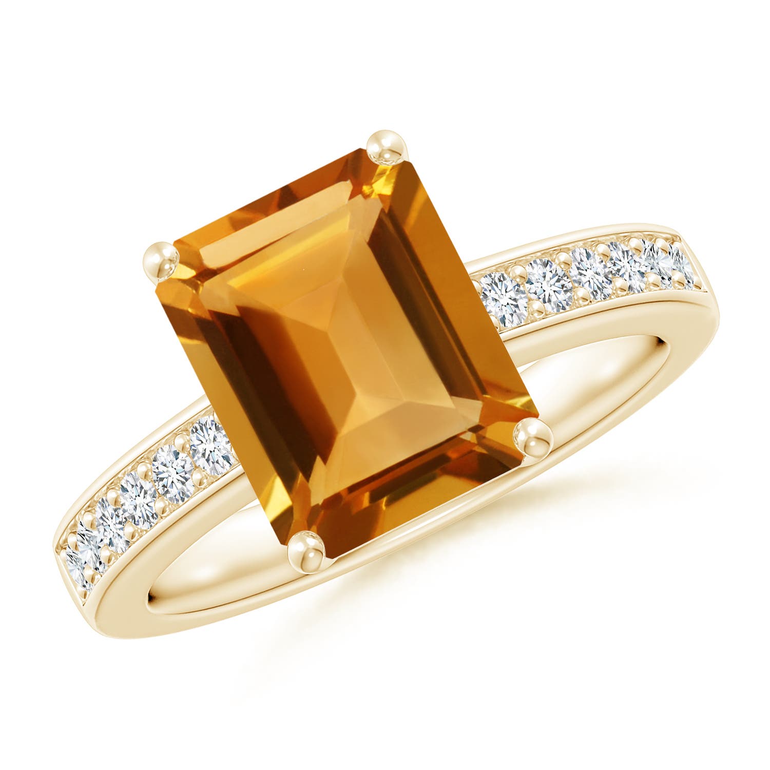 AA - Citrine / 3.27 CT / 14 KT Yellow Gold