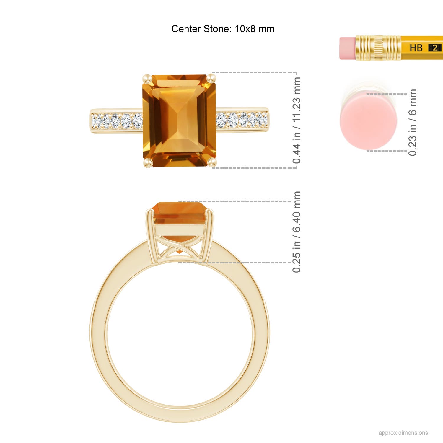 AA - Citrine / 3.27 CT / 14 KT Yellow Gold