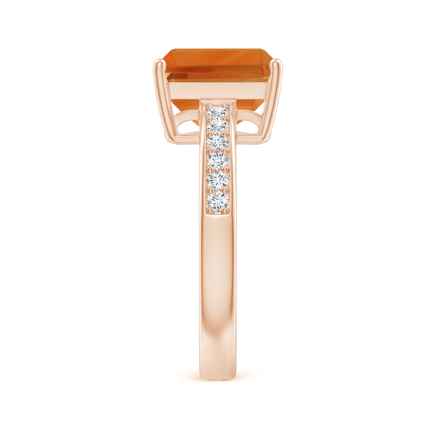 AAA - Citrine / 3.27 CT / 14 KT Rose Gold