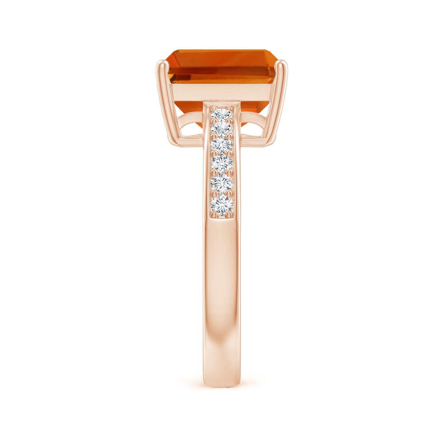 AAAA - Citrine / 3.27 CT / 14 KT Rose Gold