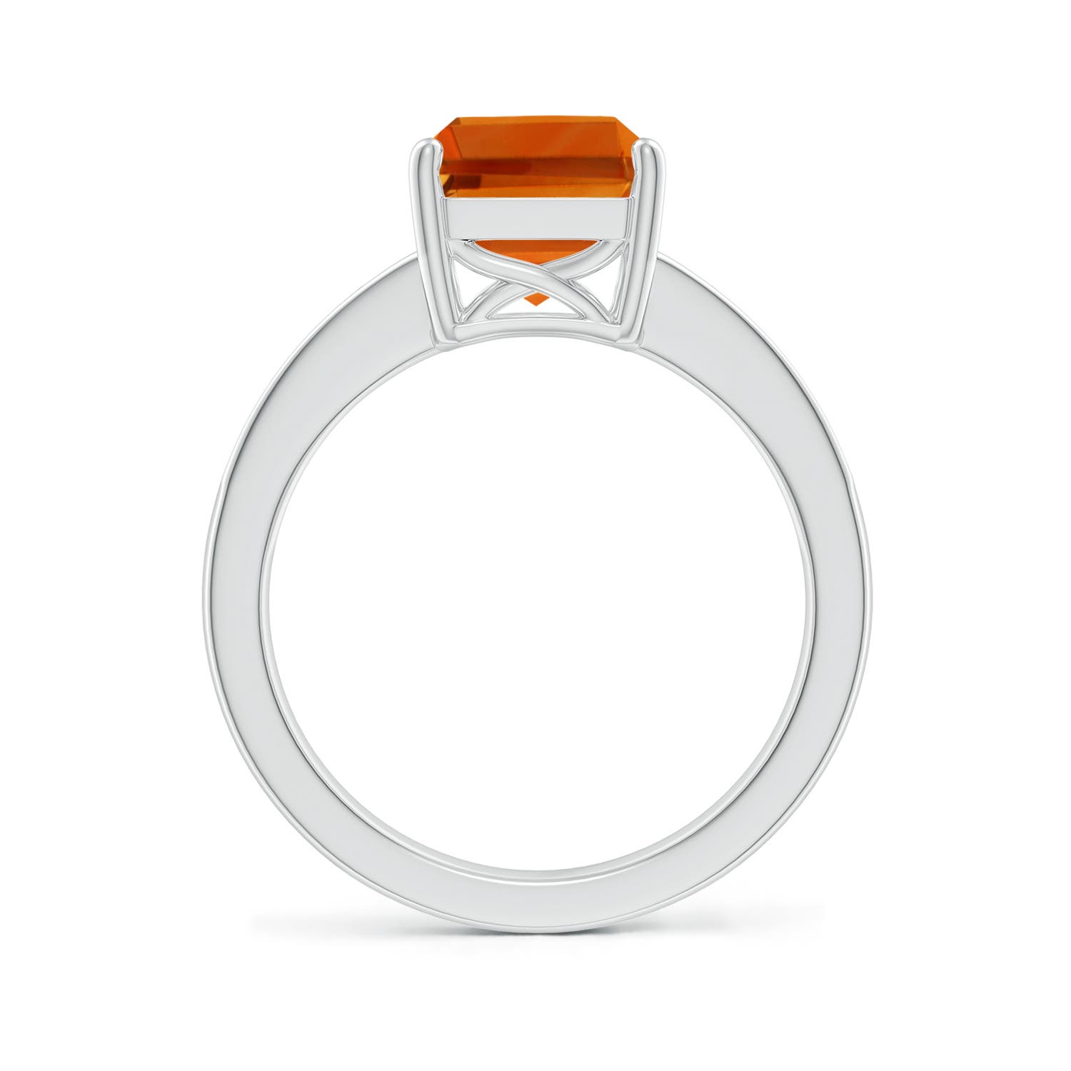 AAAA - Citrine / 3.27 CT / 14 KT White Gold