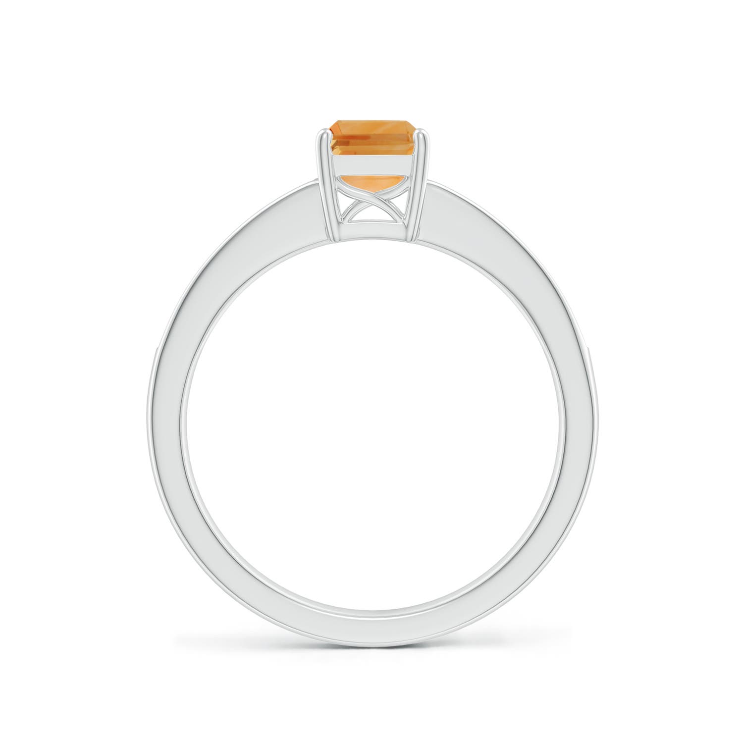 A - Citrine / 1.18 CT / 14 KT White Gold