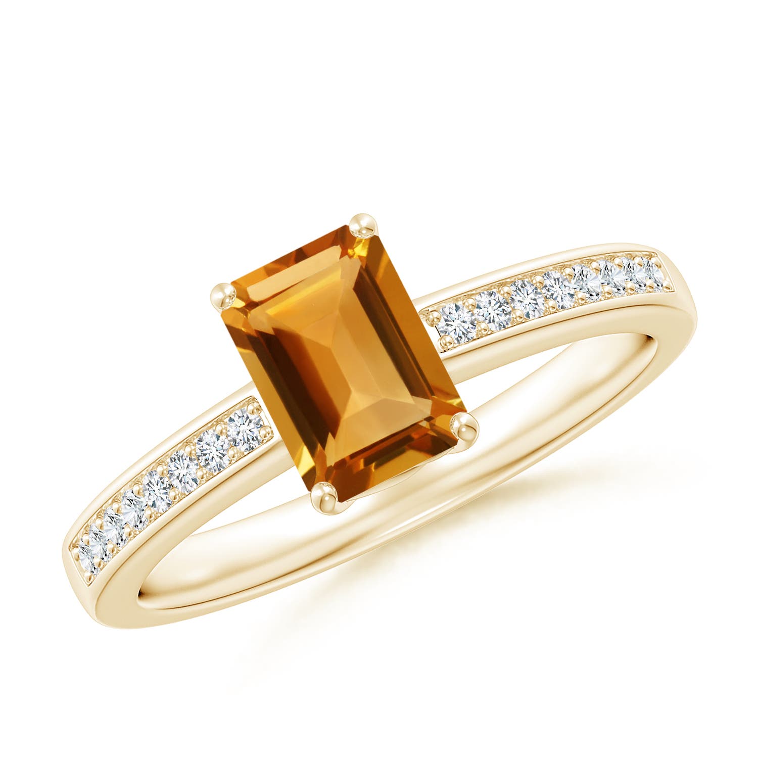 AA - Citrine / 1.18 CT / 14 KT Yellow Gold