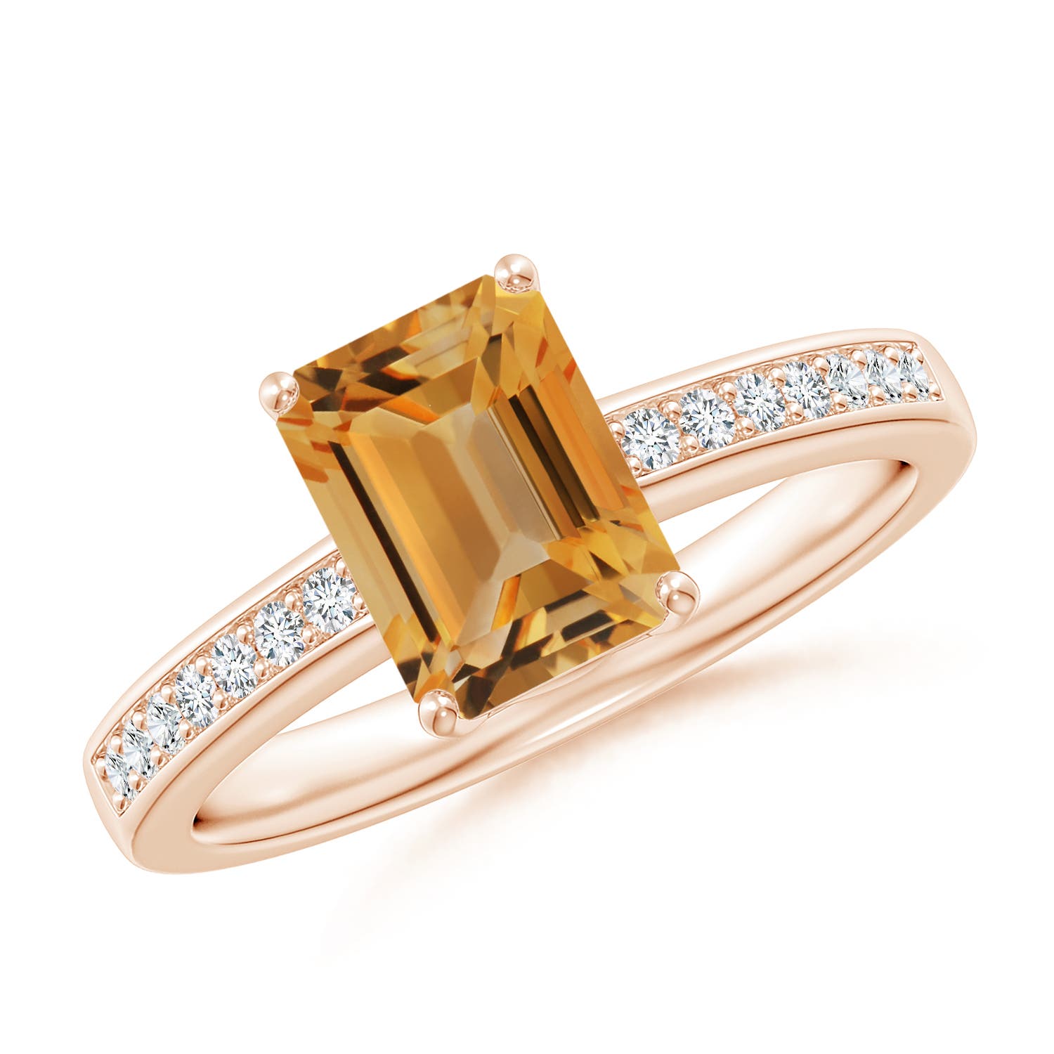 A - Citrine / 1.64 CT / 14 KT Rose Gold