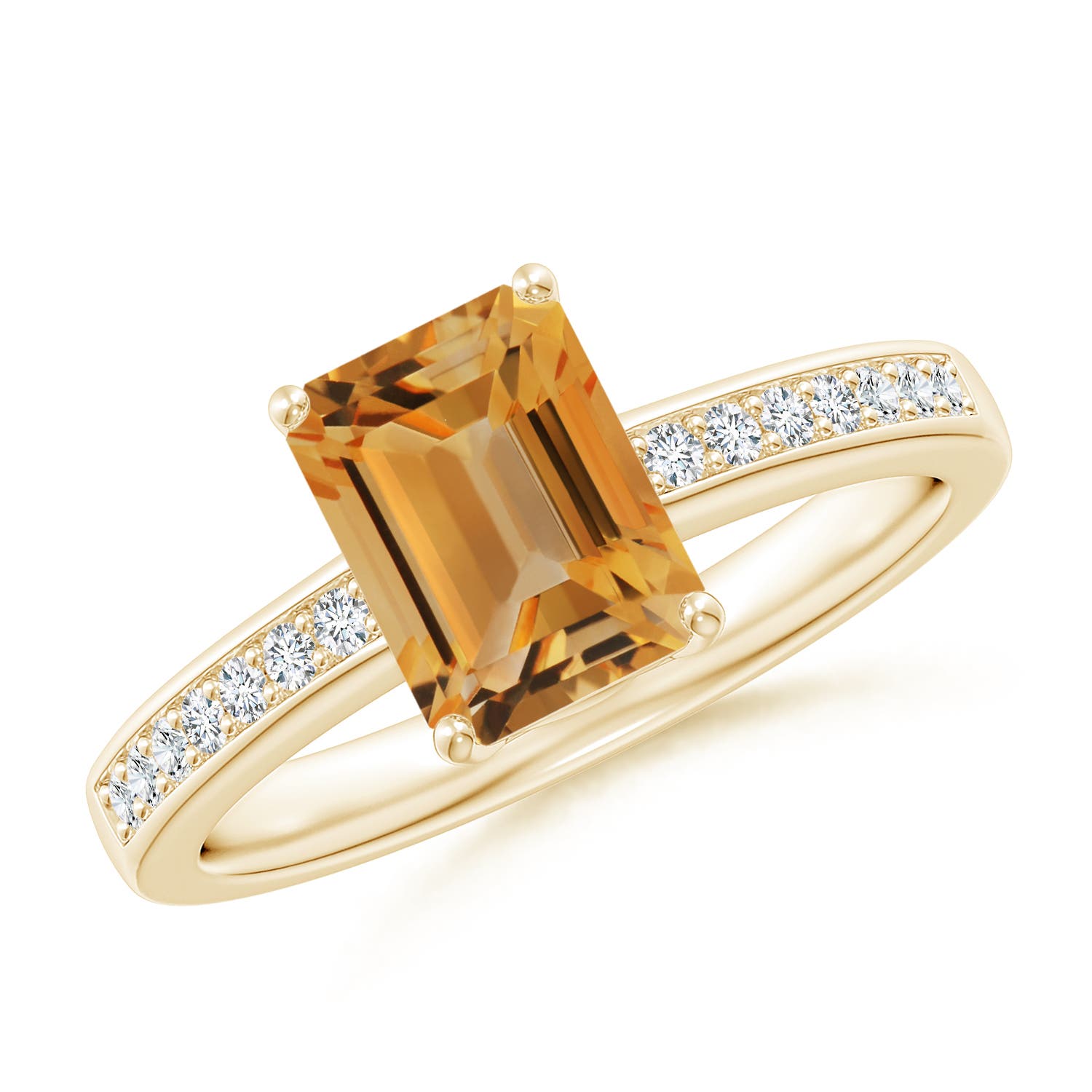 A - Citrine / 1.64 CT / 14 KT Yellow Gold