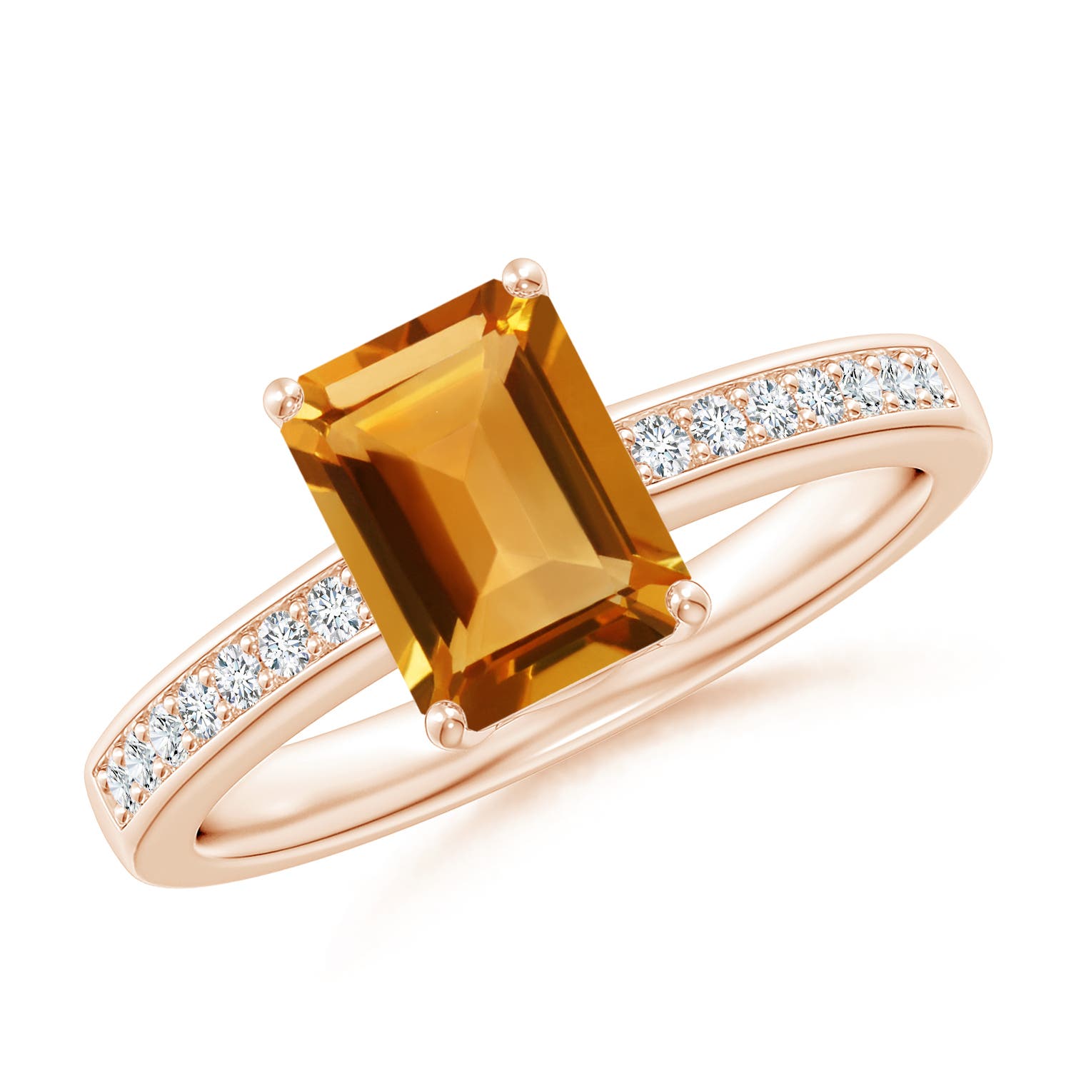 AA - Citrine / 1.64 CT / 14 KT Rose Gold