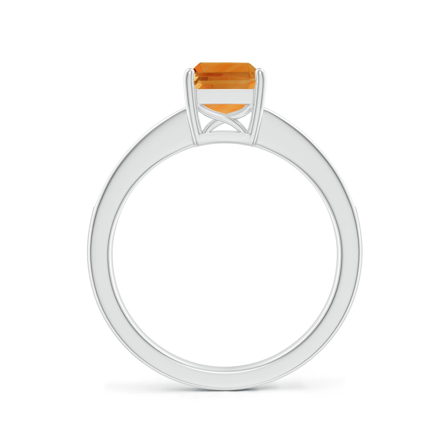 AA - Citrine / 1.64 CT / 14 KT White Gold