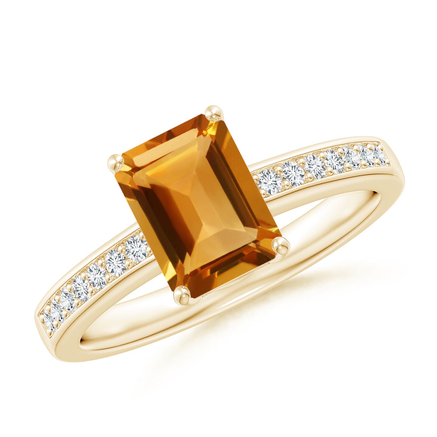 AA - Citrine / 1.64 CT / 14 KT Yellow Gold