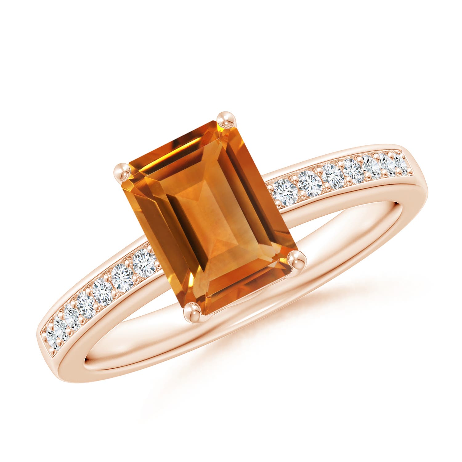 AAA - Citrine / 1.64 CT / 14 KT Rose Gold