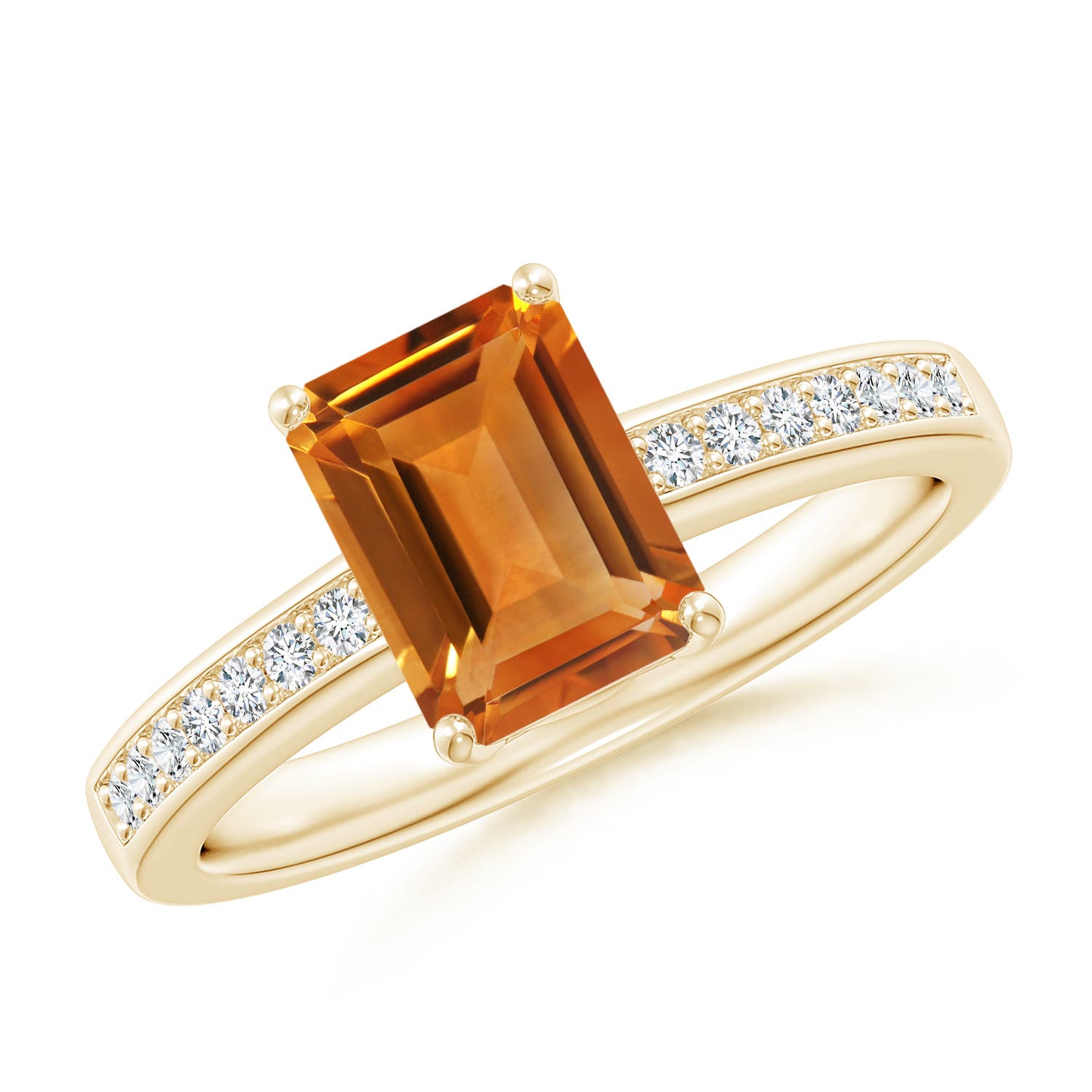 AAA - Citrine / 1.64 CT / 14 KT Yellow Gold