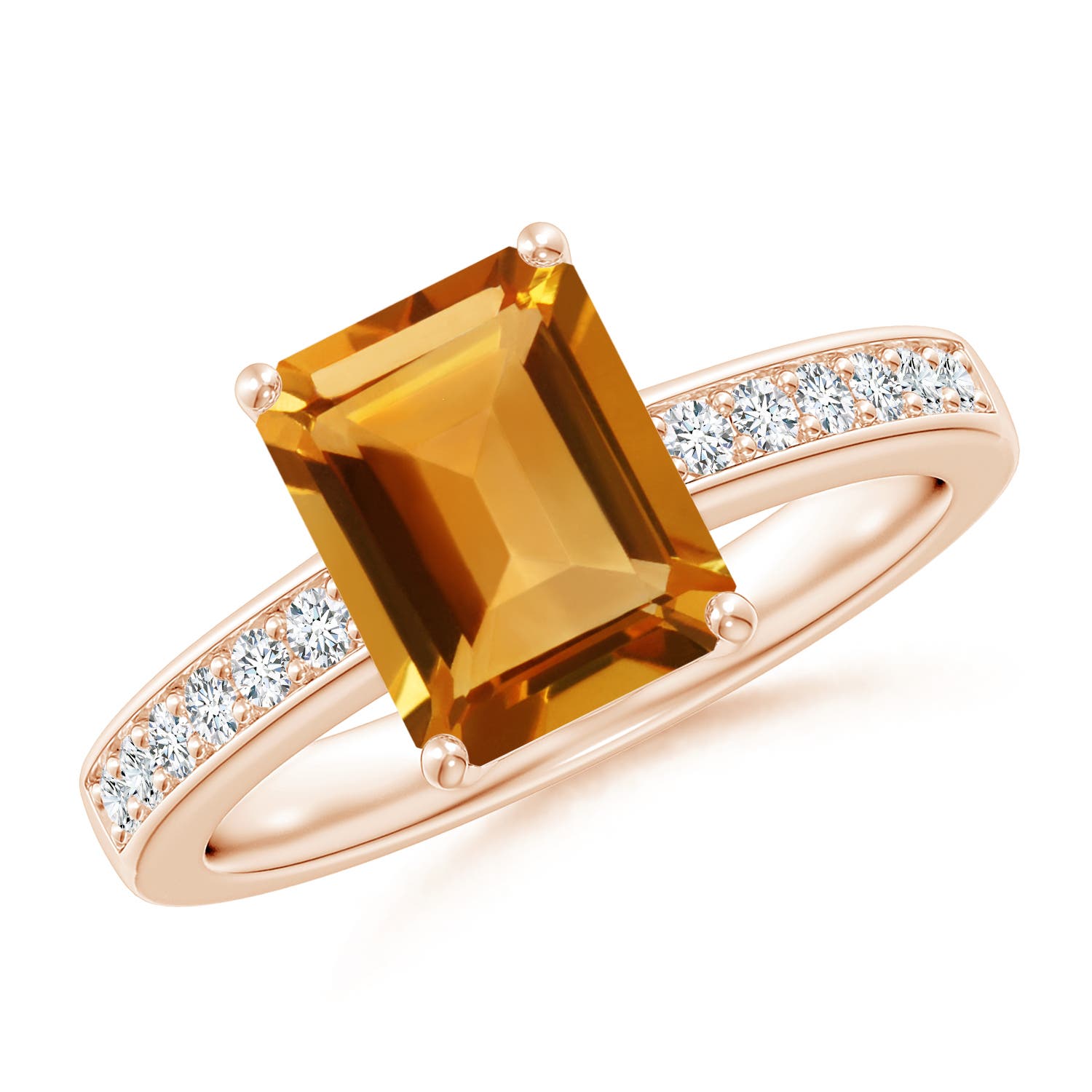 AA - Citrine / 2.24 CT / 14 KT Rose Gold