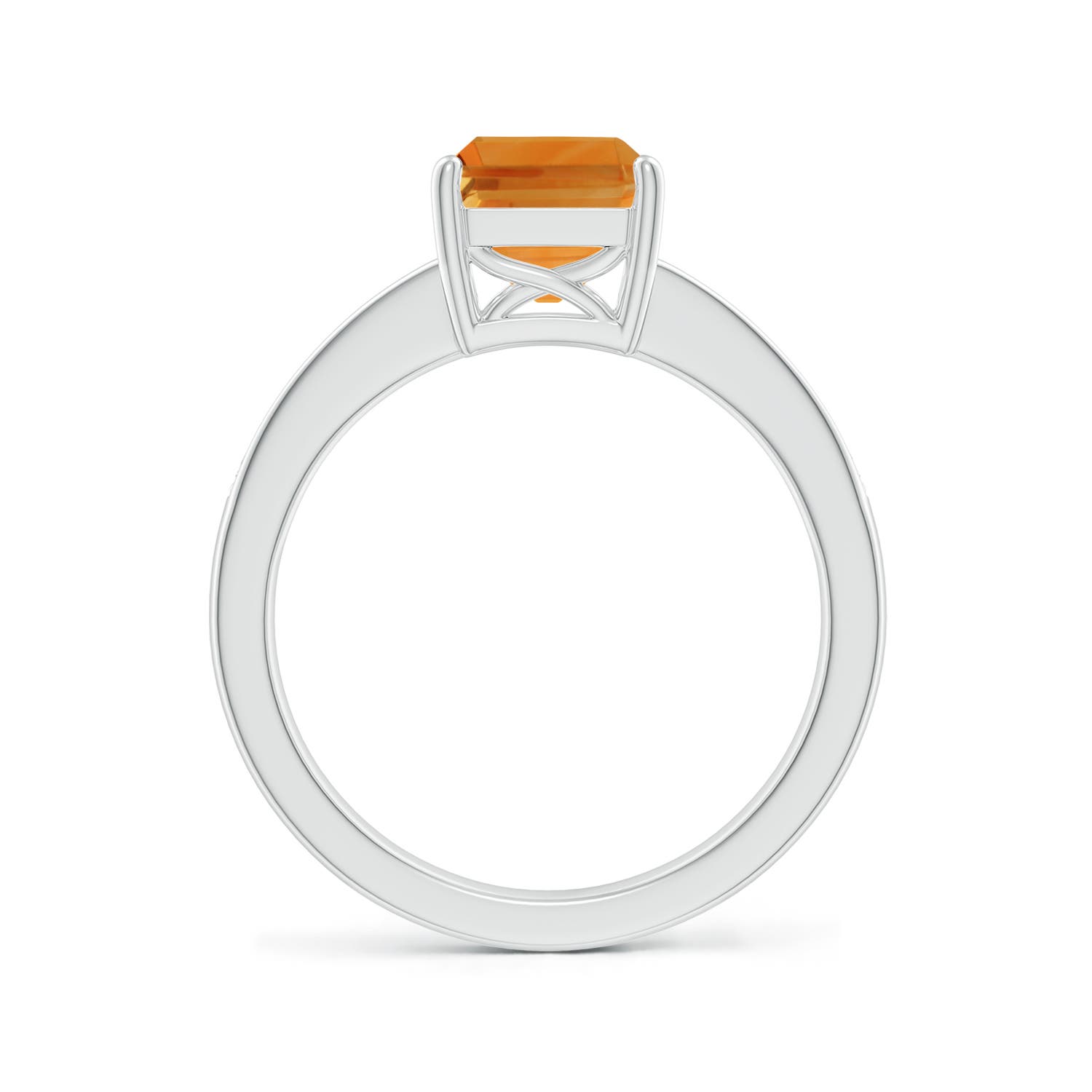 AA - Citrine / 2.24 CT / 14 KT White Gold