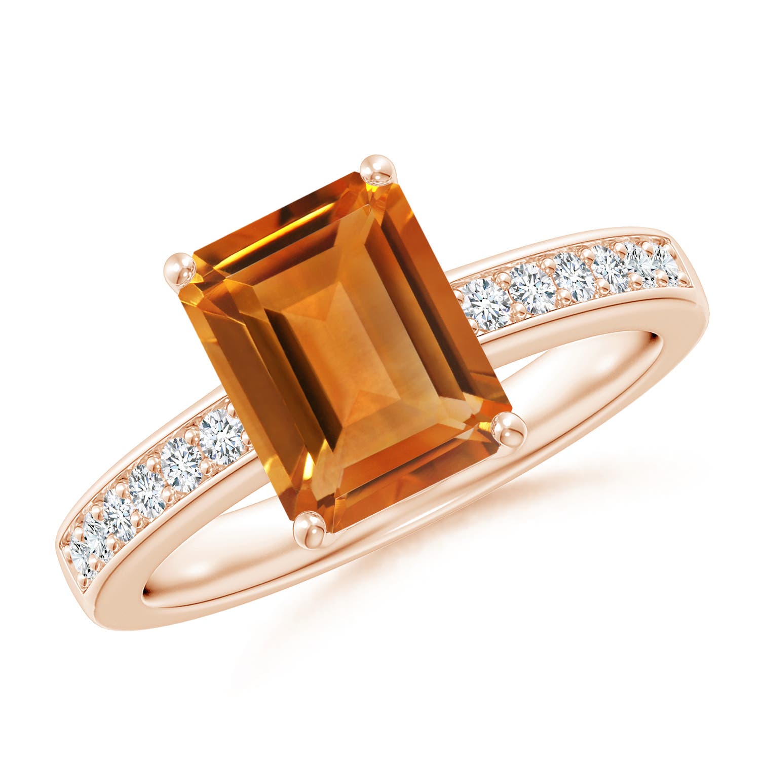 AAA - Citrine / 2.24 CT / 14 KT Rose Gold