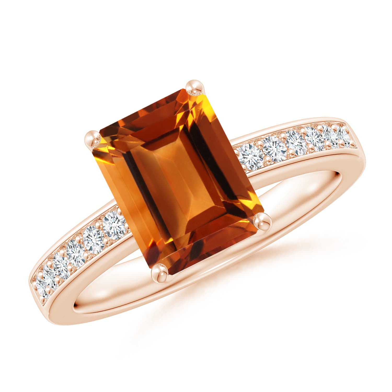 AAAA - Citrine / 2.24 CT / 14 KT Rose Gold