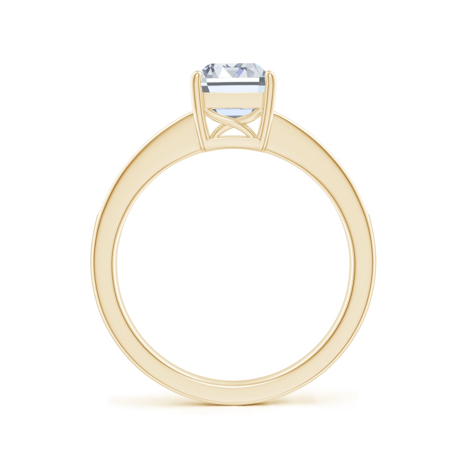 8x6mm HSI2 Octagonal Diamond Cocktail Ring with Accents in Yellow Gold side 199