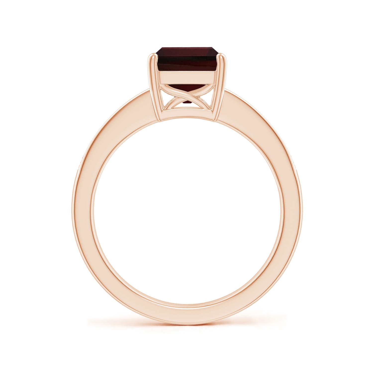 A - Garnet / 2.94 CT / 14 KT Rose Gold