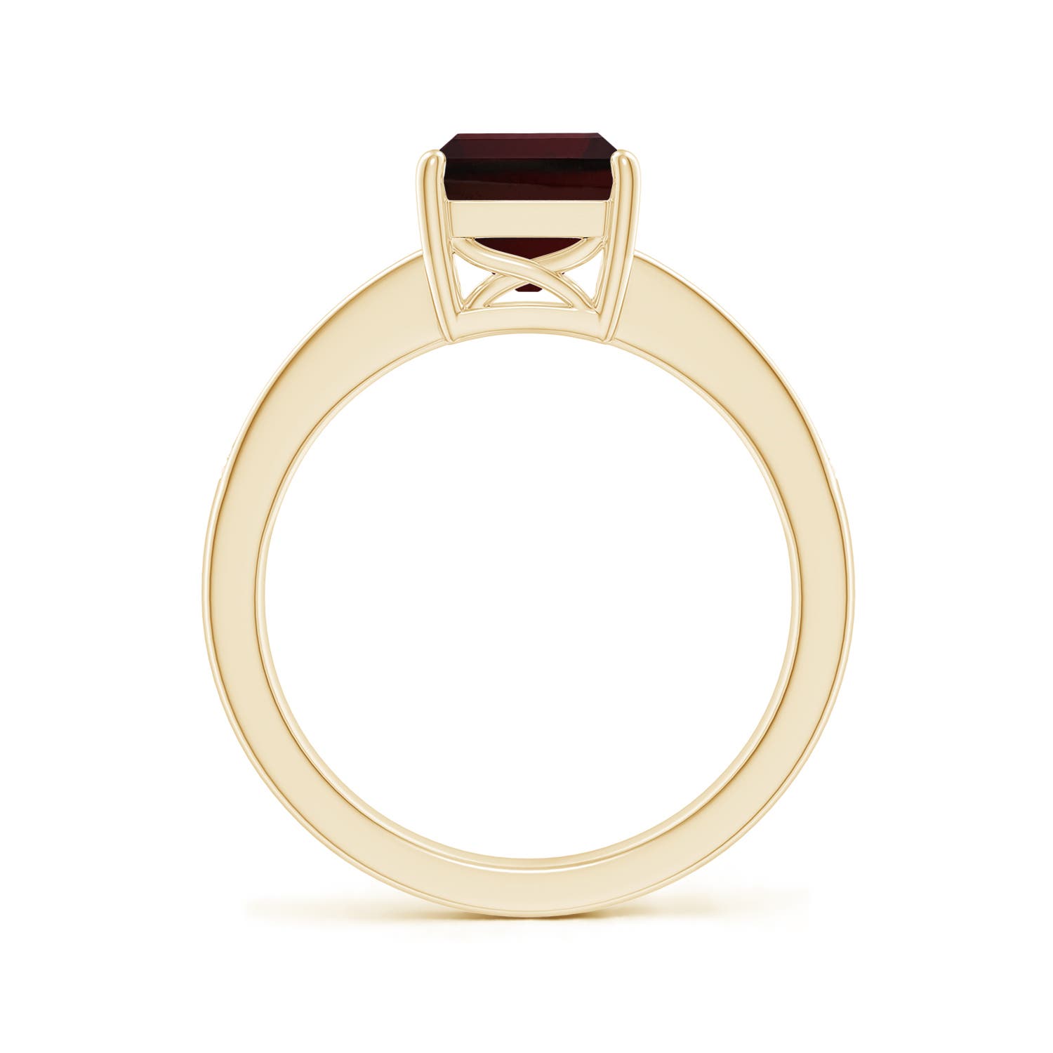 A - Garnet / 2.94 CT / 14 KT Yellow Gold