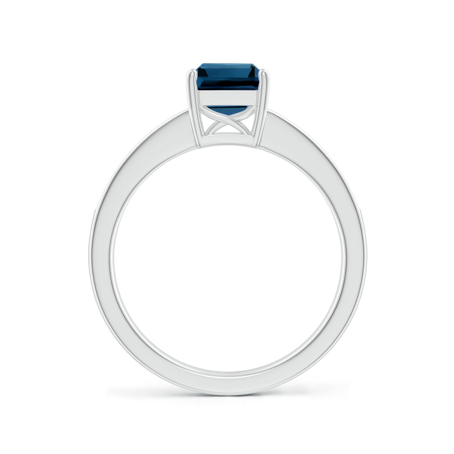 AAAA - London Blue Topaz / 2.09 CT / 14 KT White Gold