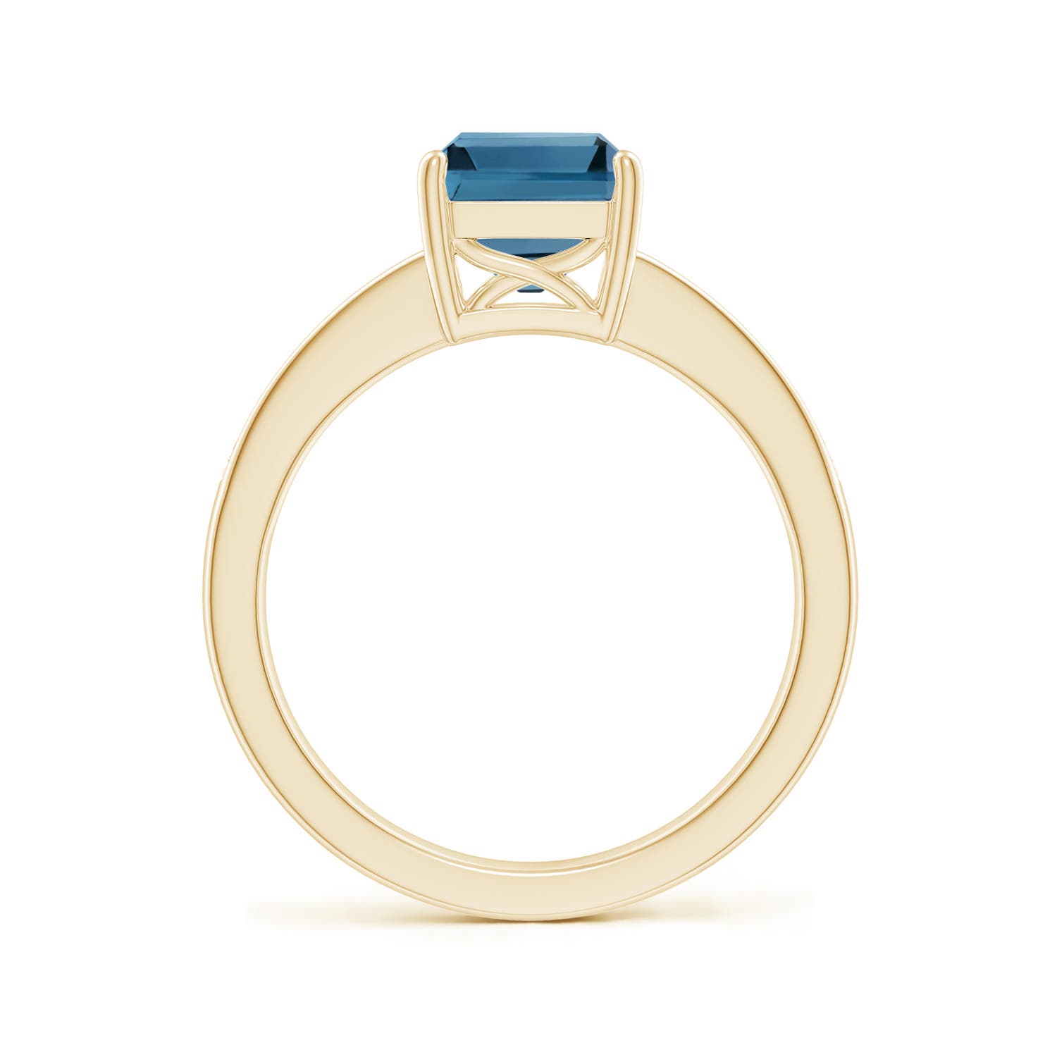 AA - London Blue Topaz / 2.89 CT / 14 KT Yellow Gold