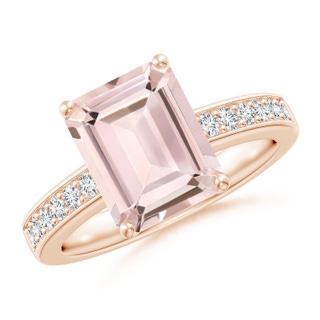 Emerald Cut AA Morganite