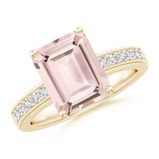 Emerald Cut AA Morganite