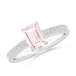 Emerald Cut A Morganite