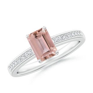 Emerald Cut AAAA Morganite