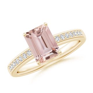 Emerald Cut AAA Morganite