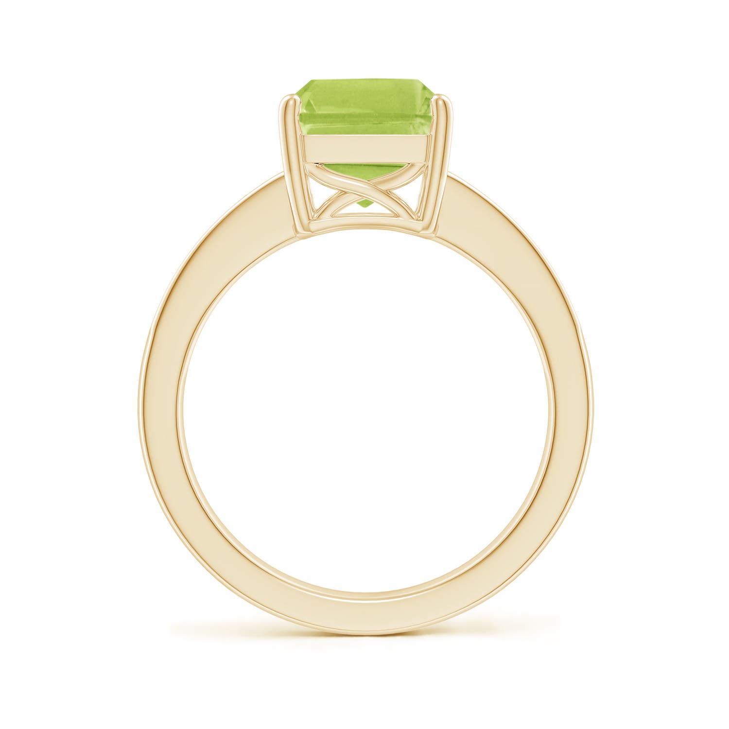 AA - Peridot / 3.47 CT / 14 KT Yellow Gold