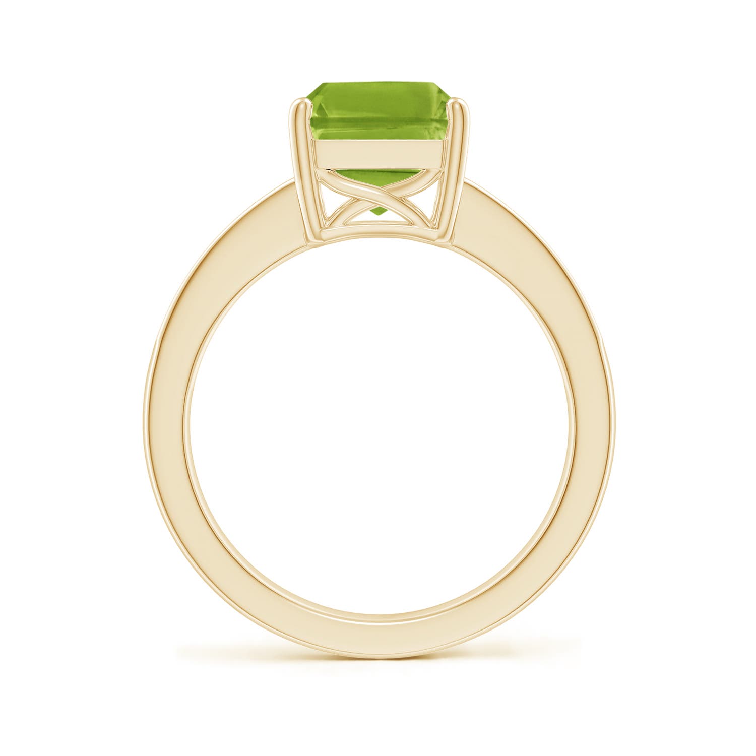 AAA - Peridot / 3.47 CT / 14 KT Yellow Gold