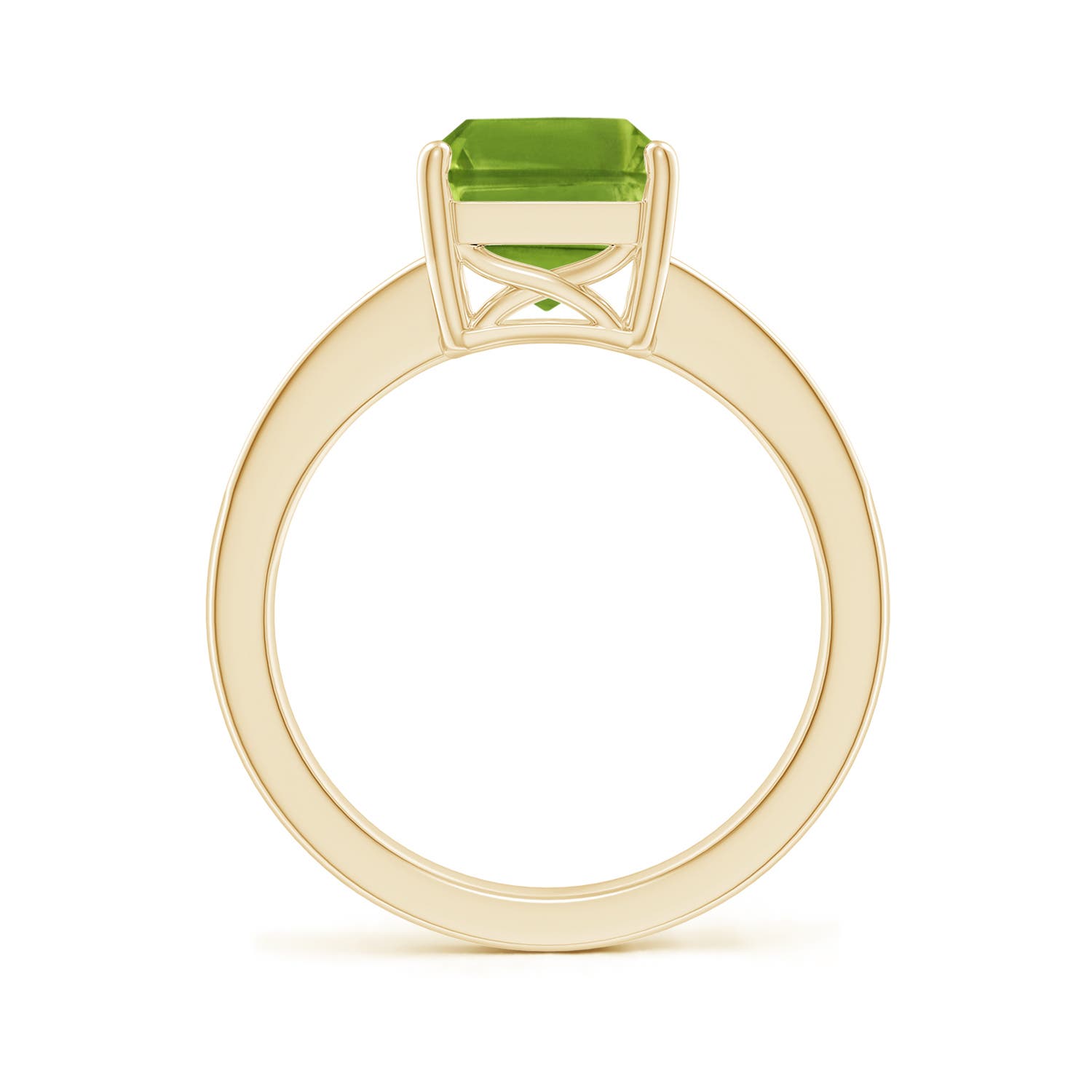 AAAA - Peridot / 3.47 CT / 14 KT Yellow Gold