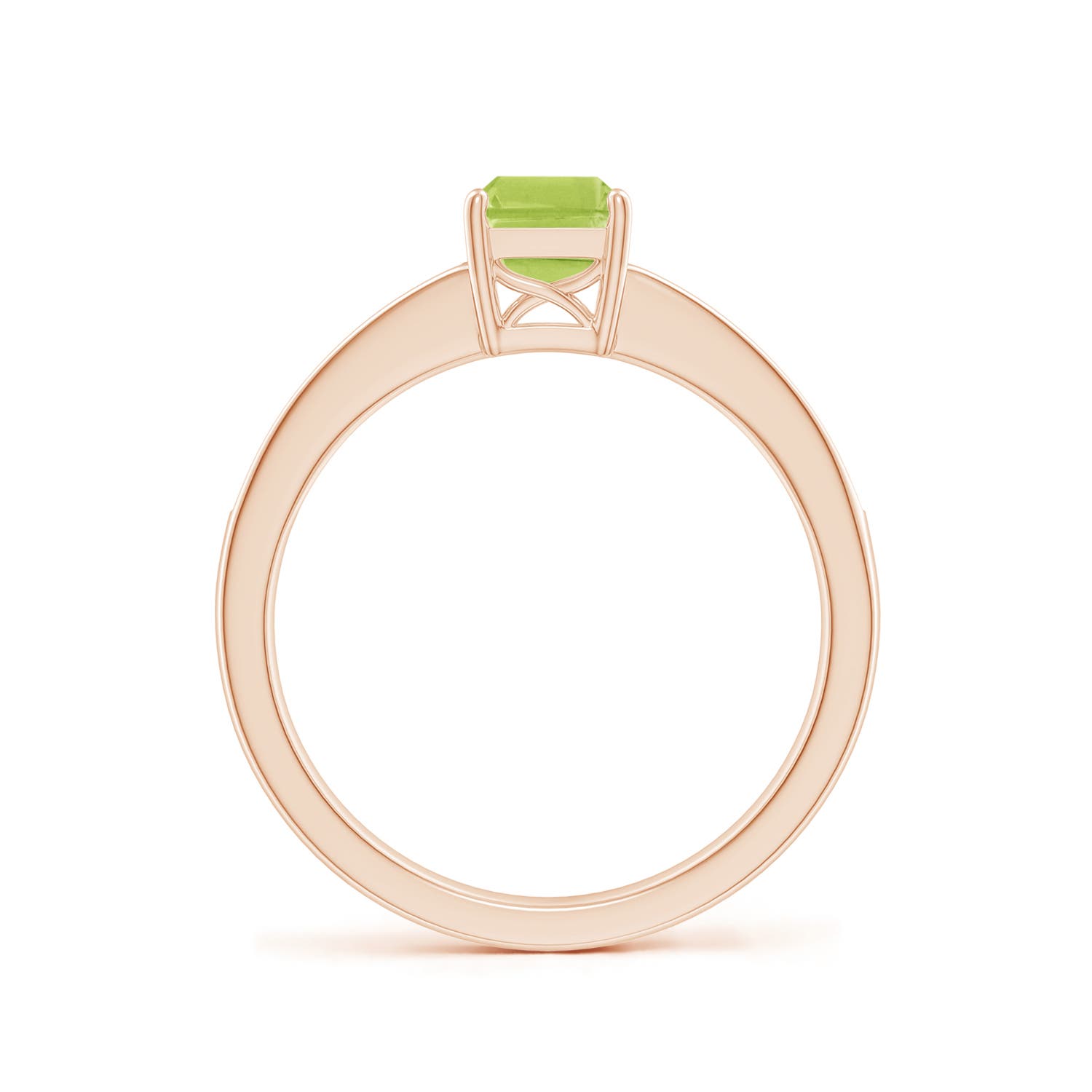 AA - Peridot / 1.13 CT / 14 KT Rose Gold