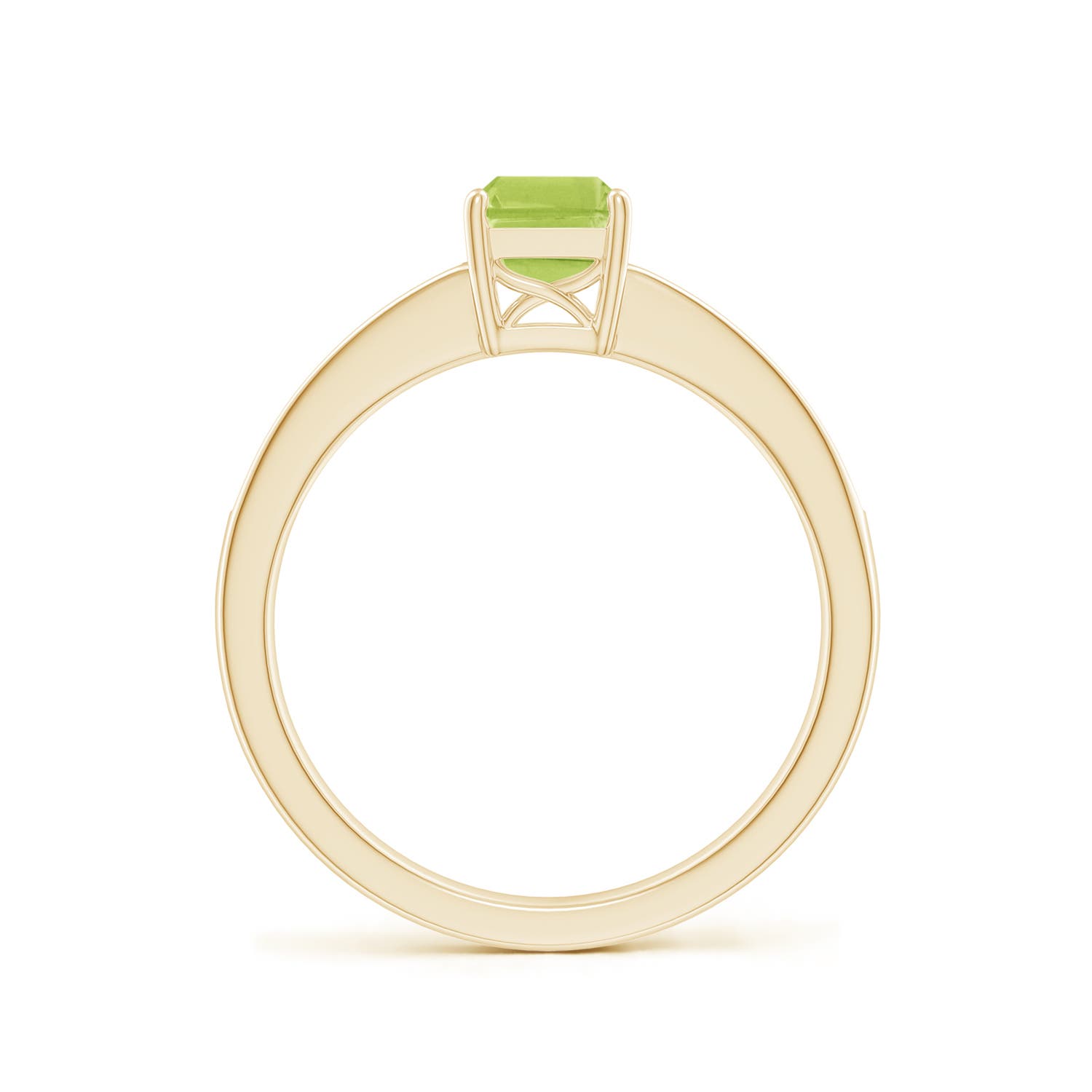 AA - Peridot / 1.13 CT / 14 KT Yellow Gold