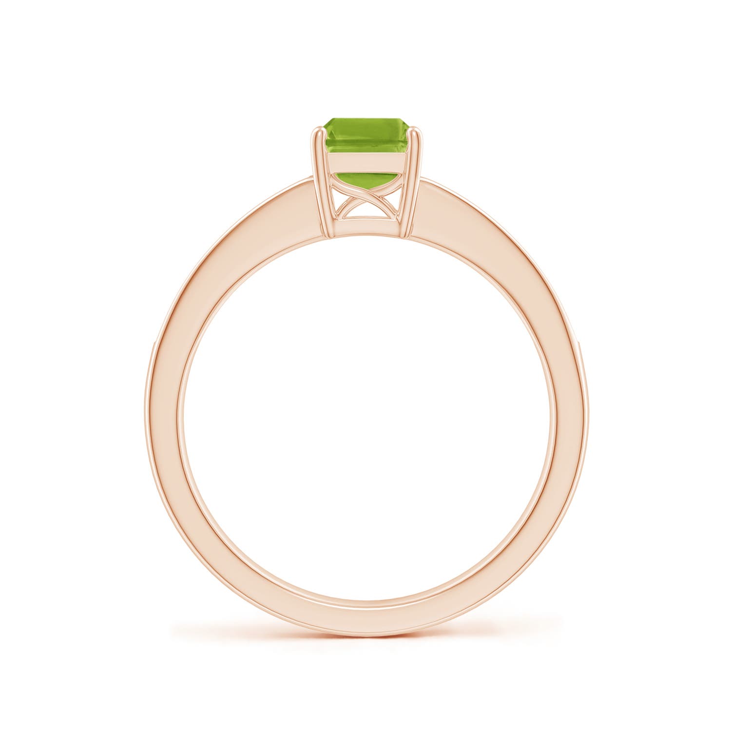 AAA - Peridot / 1.13 CT / 14 KT Rose Gold