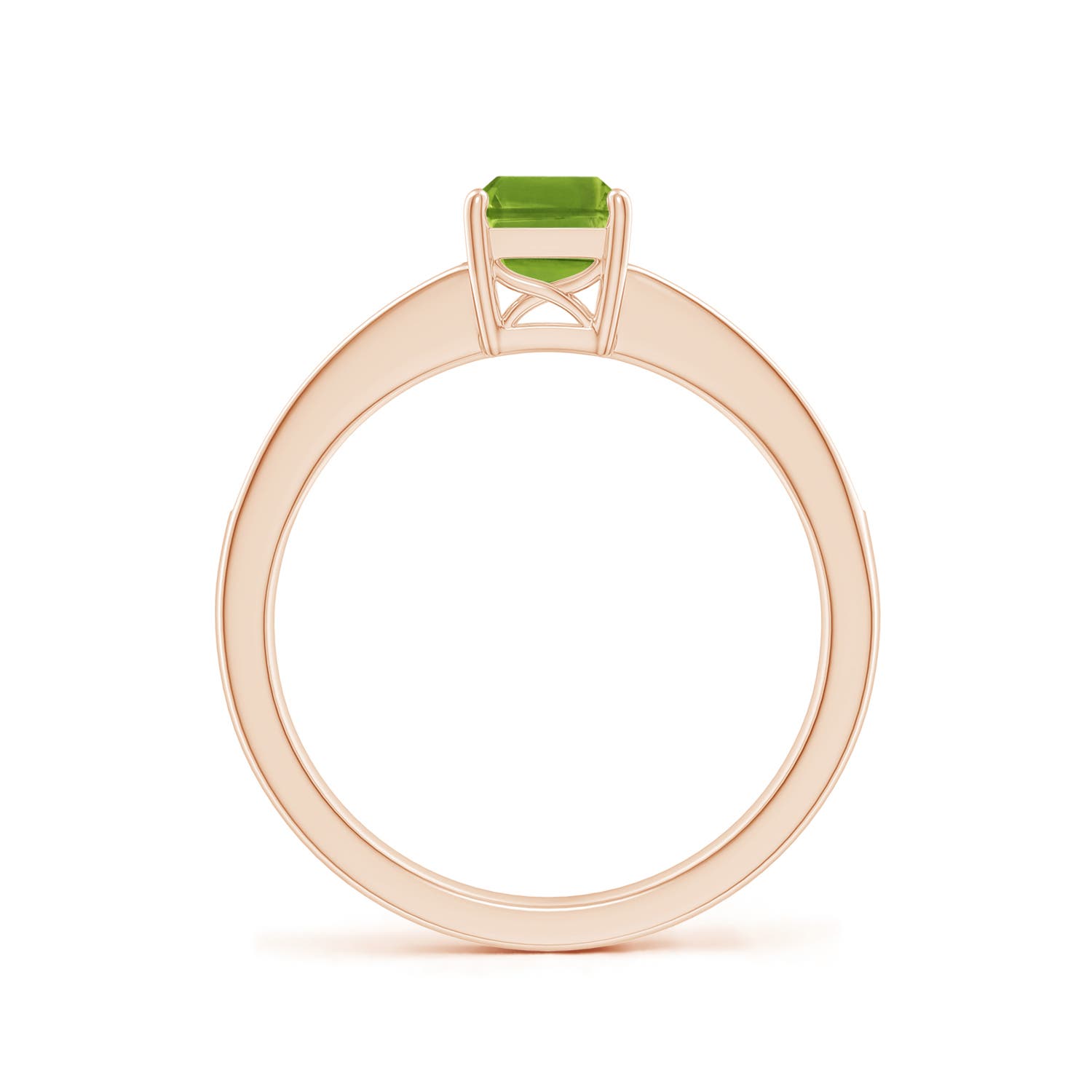 AAAA - Peridot / 1.13 CT / 14 KT Rose Gold