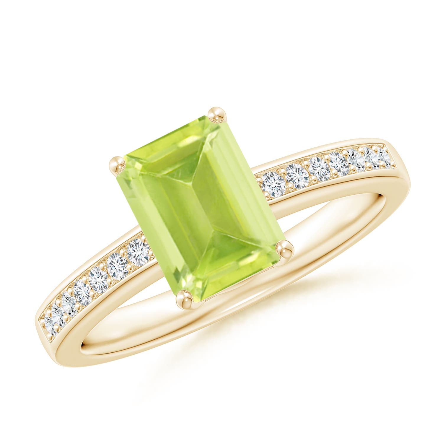 A - Peridot / 1.74 CT / 14 KT Yellow Gold