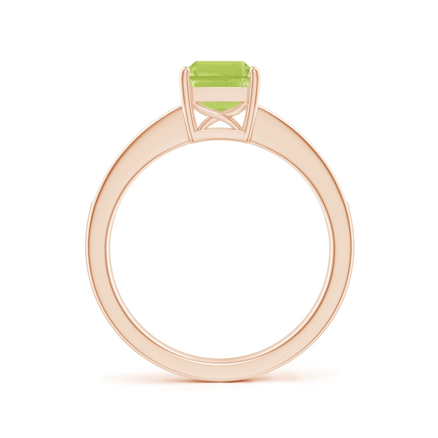 AA - Peridot / 1.74 CT / 14 KT Rose Gold