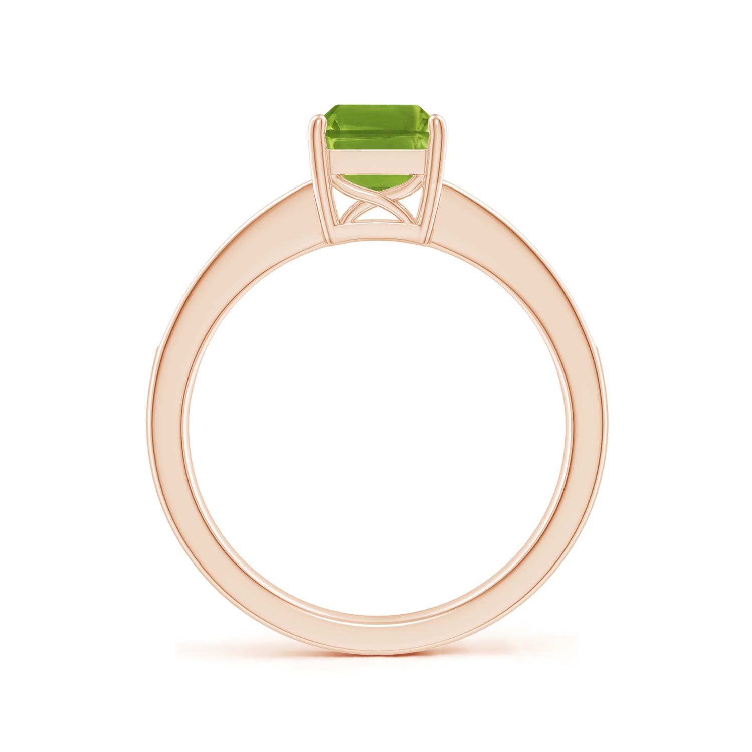 AAAA - Peridot / 1.74 CT / 14 KT Rose Gold