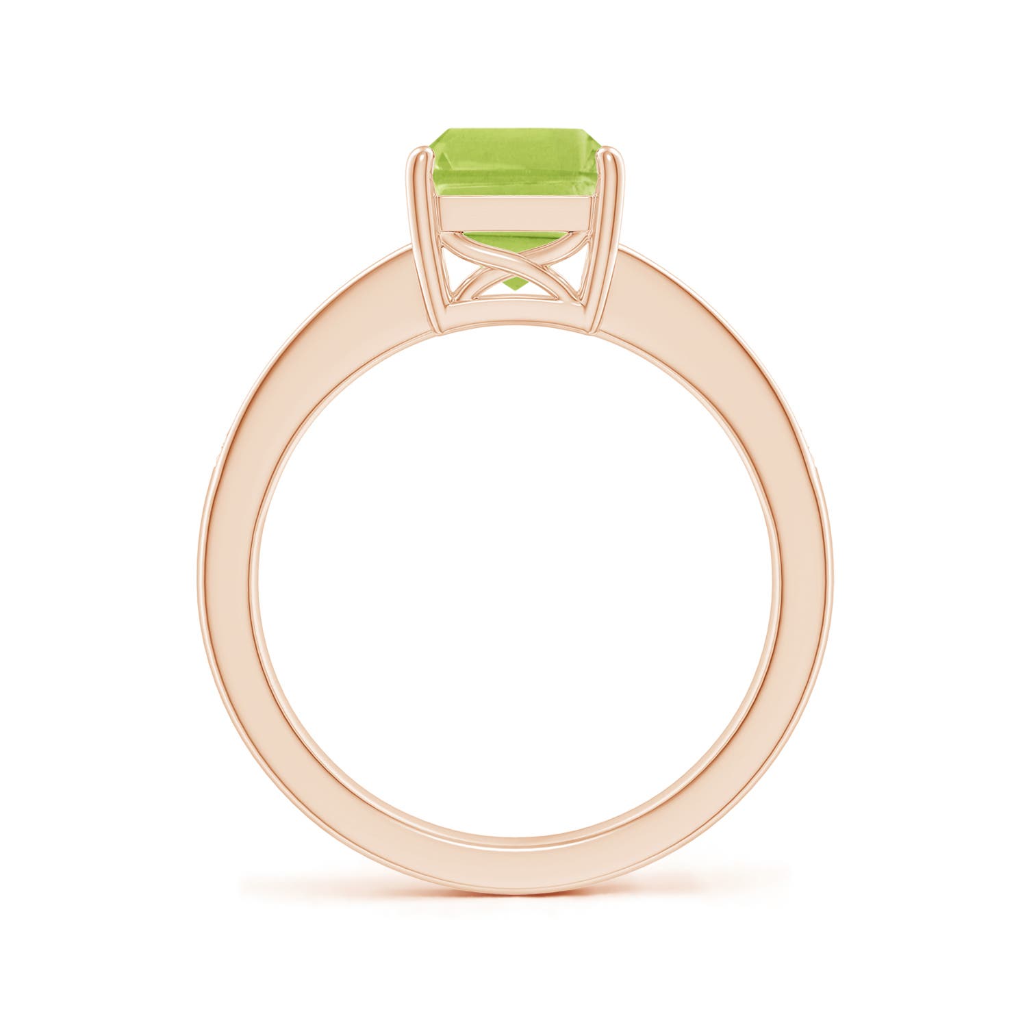 AA - Peridot / 2.49 CT / 14 KT Rose Gold