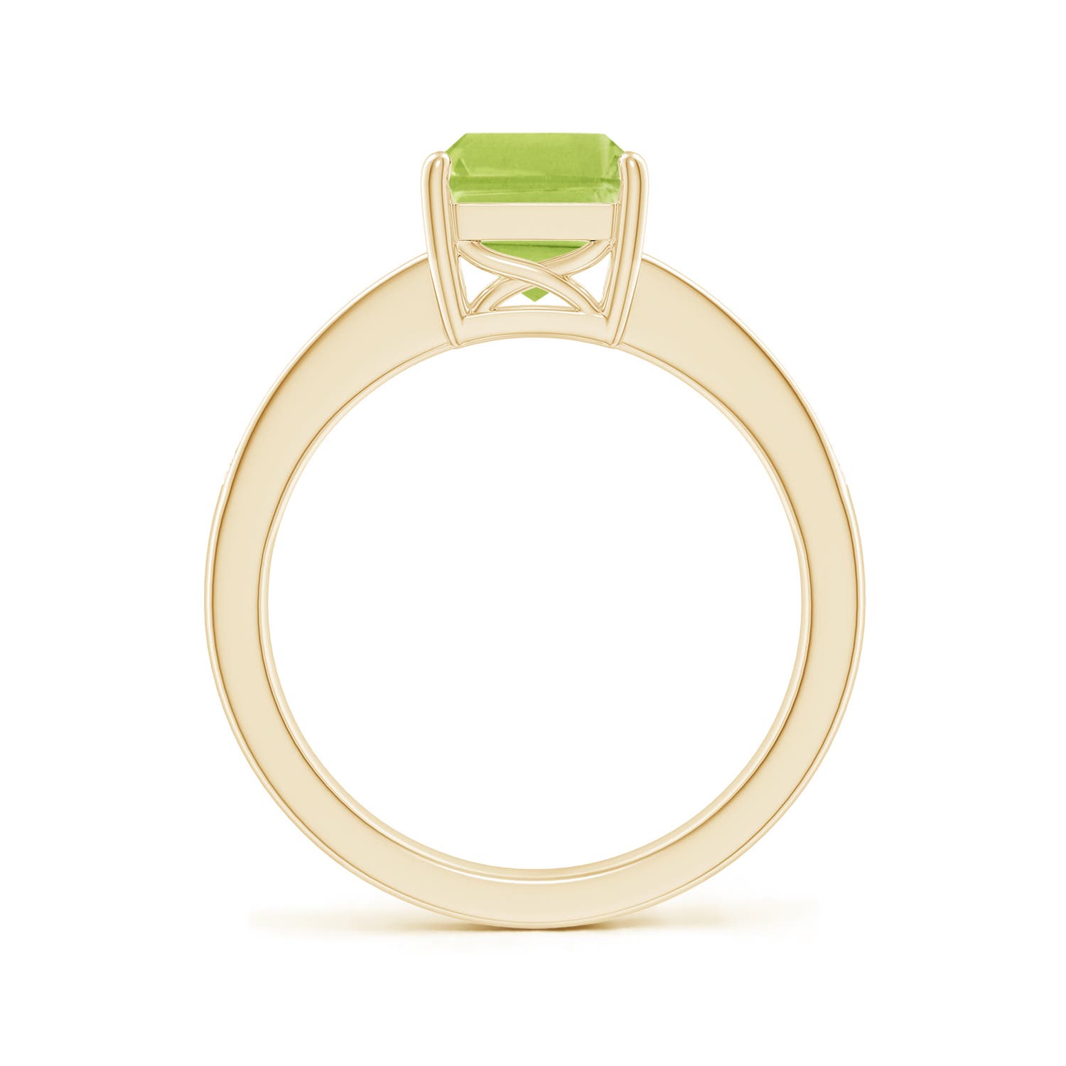 AA - Peridot / 2.49 CT / 14 KT Yellow Gold