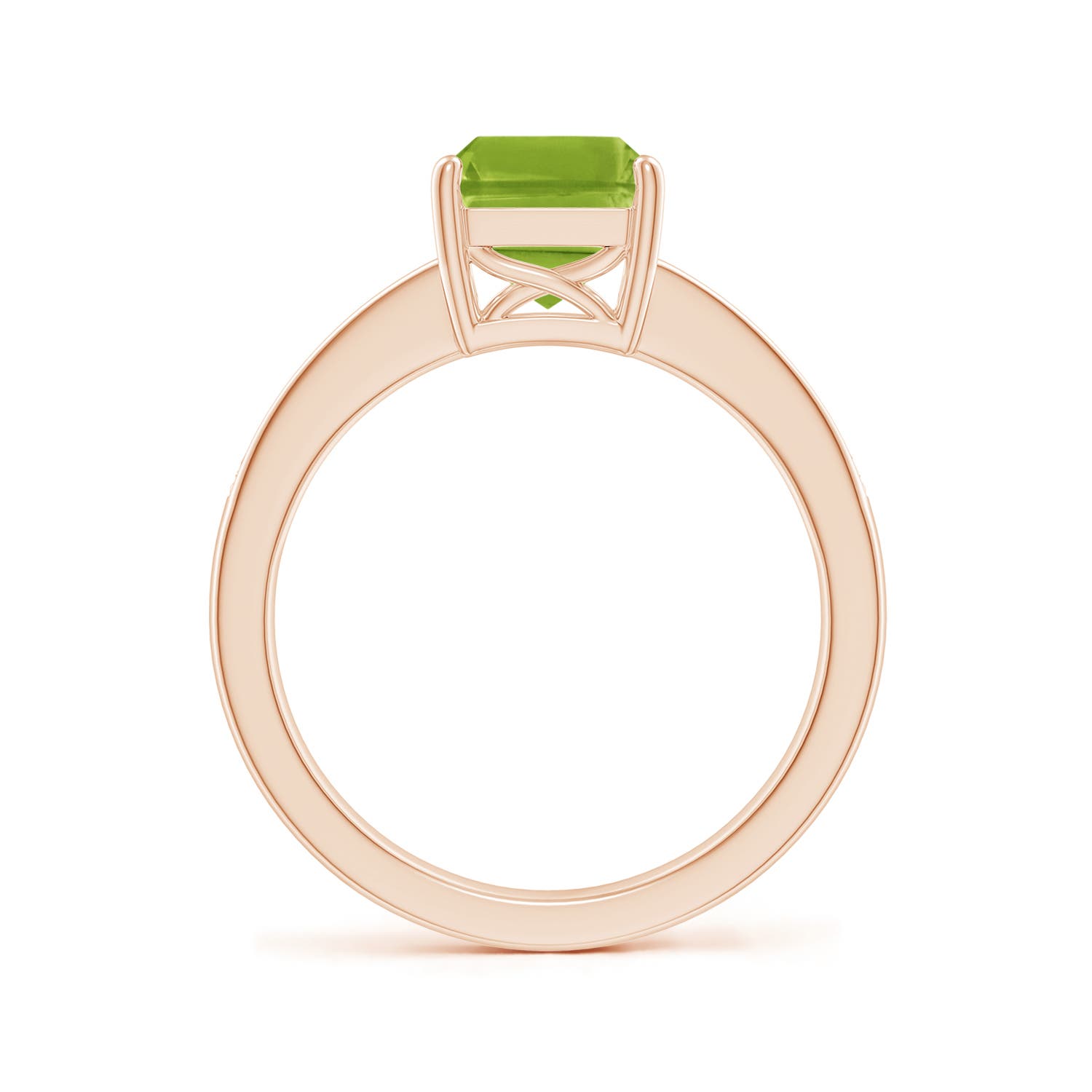 AAA - Peridot / 2.49 CT / 14 KT Rose Gold