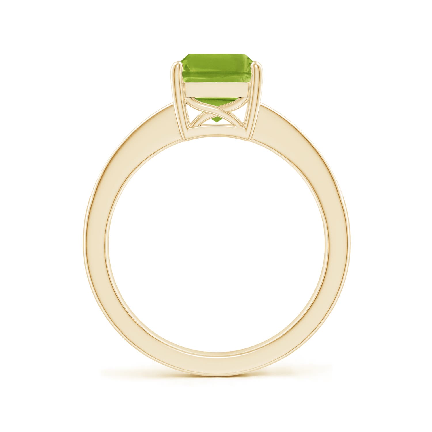 AAA - Peridot / 2.49 CT / 14 KT Yellow Gold